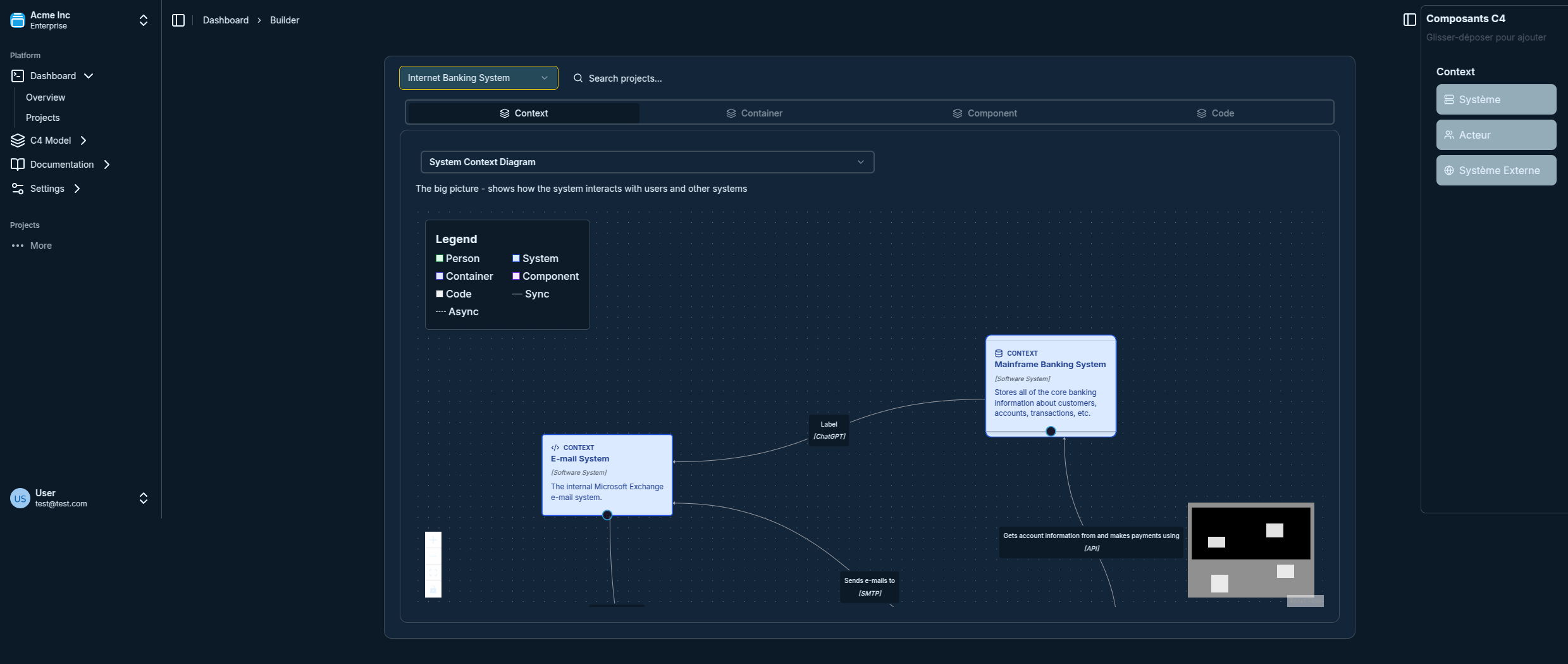 C4 Builder Interface
